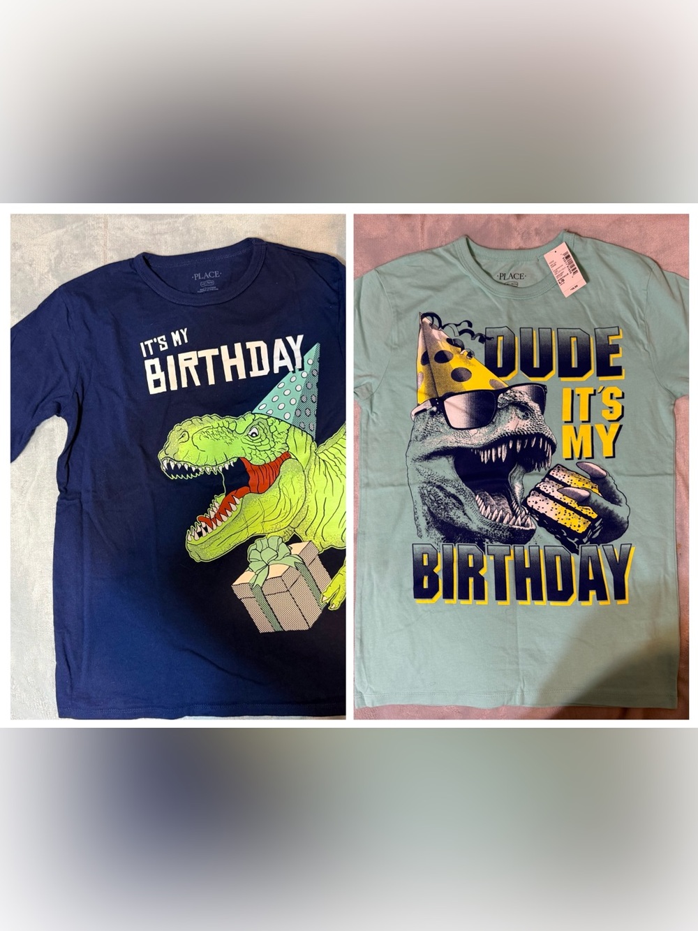 Boys 'It's My Birthday' Dino Graphic Tee and Sweater Bundle